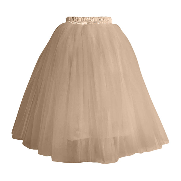 Ladies Tea Length Tulle Skirt